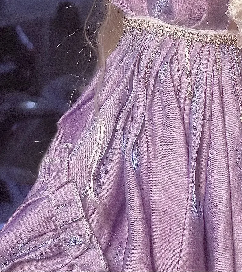 Sex appeal 1/3 BJD purple dress doll clothes spedizione gratuita