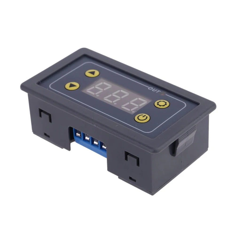 Practical Delay Relay Module with LCD Display for DC 5V 12V 24V Digital Timer Cycle Delay Control Switch Module AC 110V