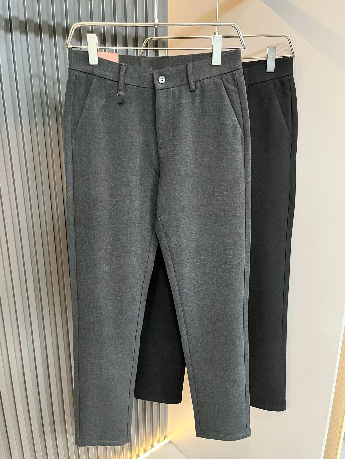

Italian LP casual straight fleece casual trousers