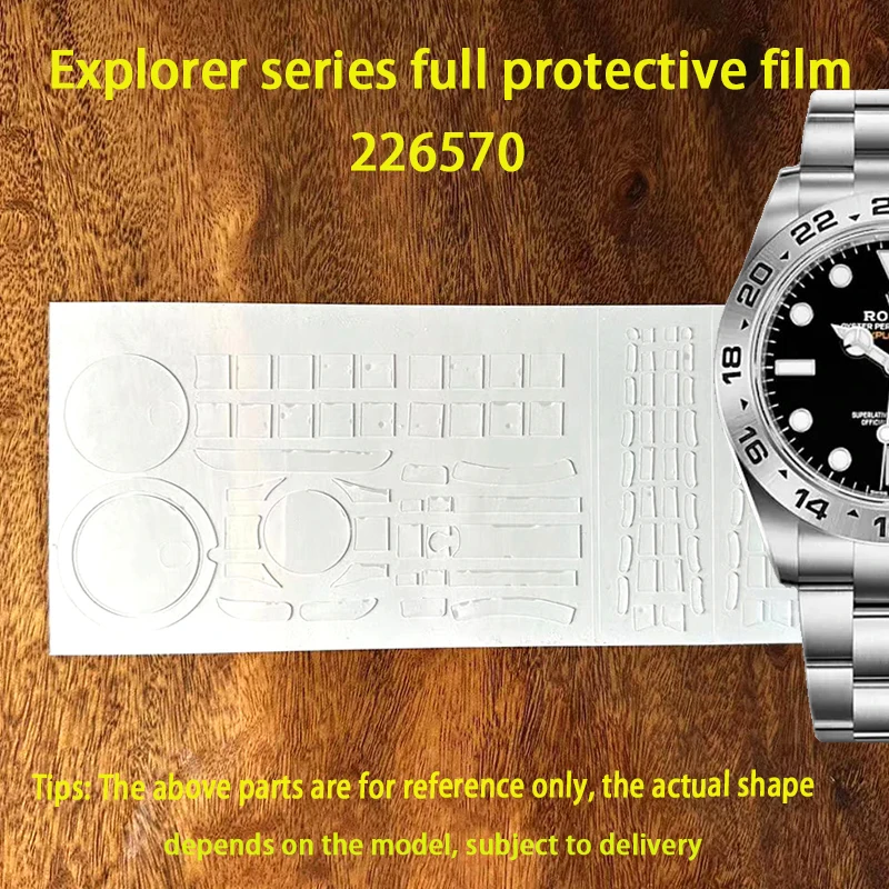 Suitable for Rolex Explorer 2 generation 226570 watch film 2021 new dial 42 buckle bezel protective film watch chain film