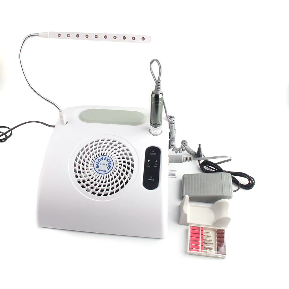 

3 in 1 Nail Vacuum Cleaner Nail Dust Collector Nail Drill Machine