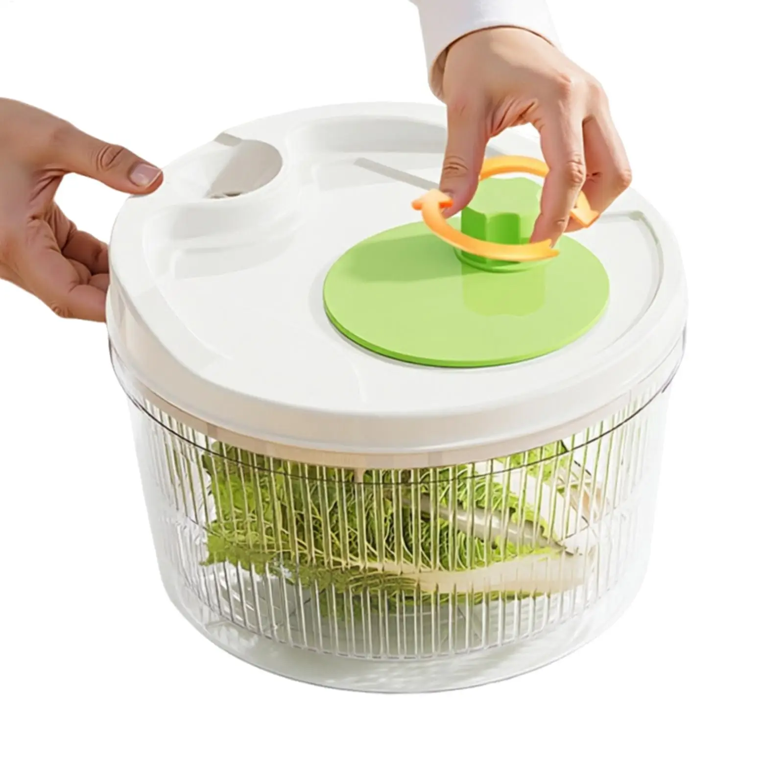 Multifunctional Household Manual Vegetable Dehydrator - Salad Spinner with Fruit, Lettuce Drain Basket, Home Kitchen Gadgets