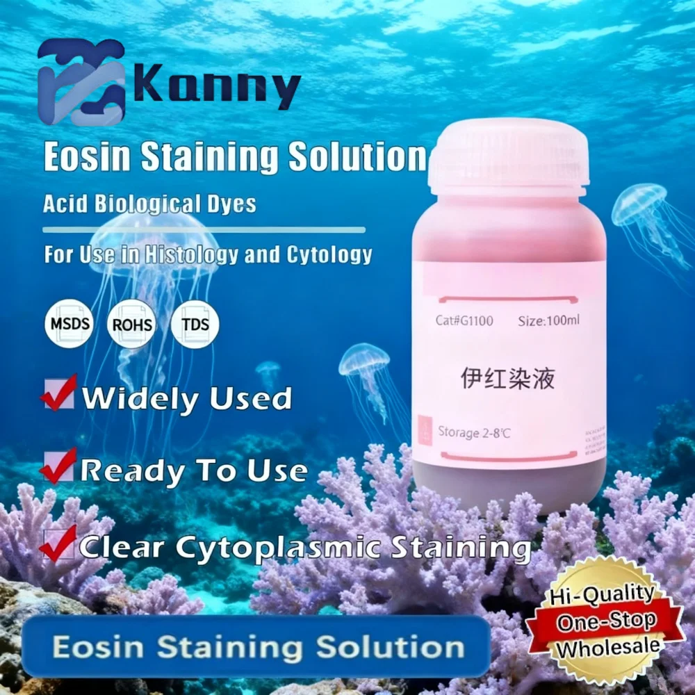 Solución de tinción Eosin para tinción de tejidos y celdas en aplicaciones de laboratorio Producto original