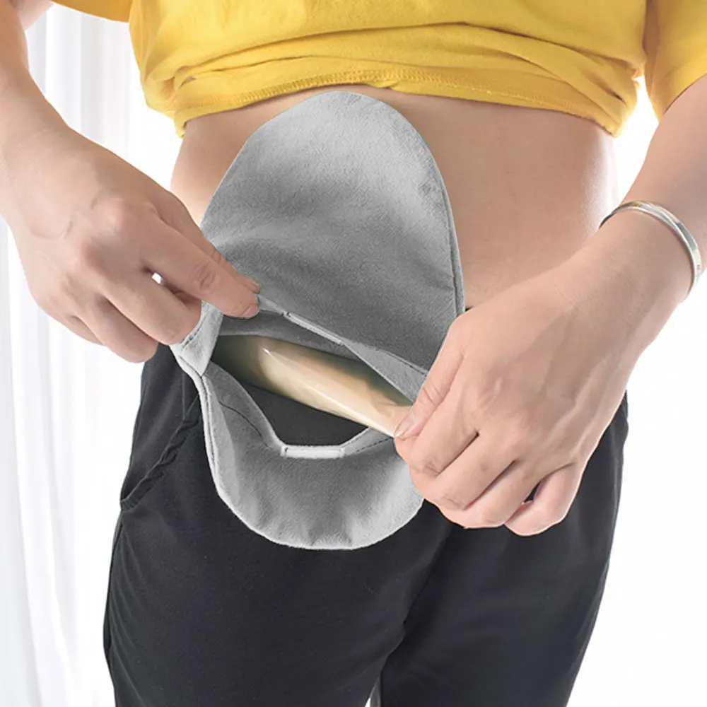 

2 цвета, мягкий хлопковый чехол для колостомы, моющийся многоразовый дышащий чехол для стомы, аксессуар для ухода за стомой пациента