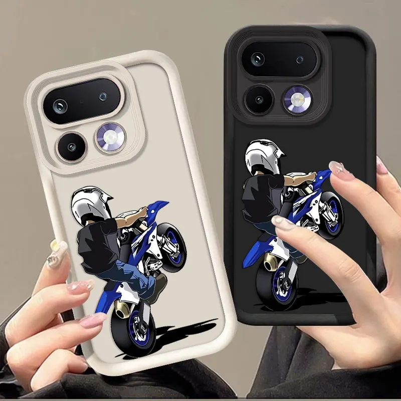 Гибкий силиконовый чехол для Realme 16 Pro 16T 5G, защитный чехол с ударопрочным принтом Motocyber.