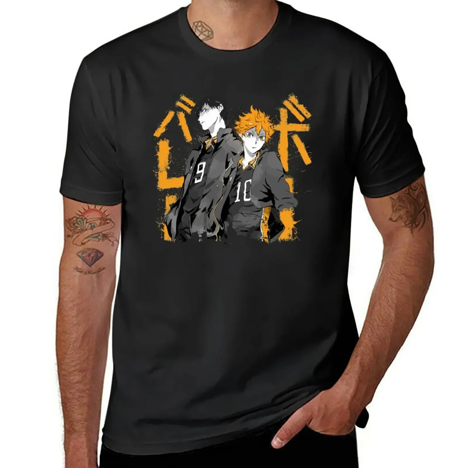 

Shouyou Hinata and Tobio Kageyama T-Shirt kawaii clothes vintage anime shirt anime luxury clothes men