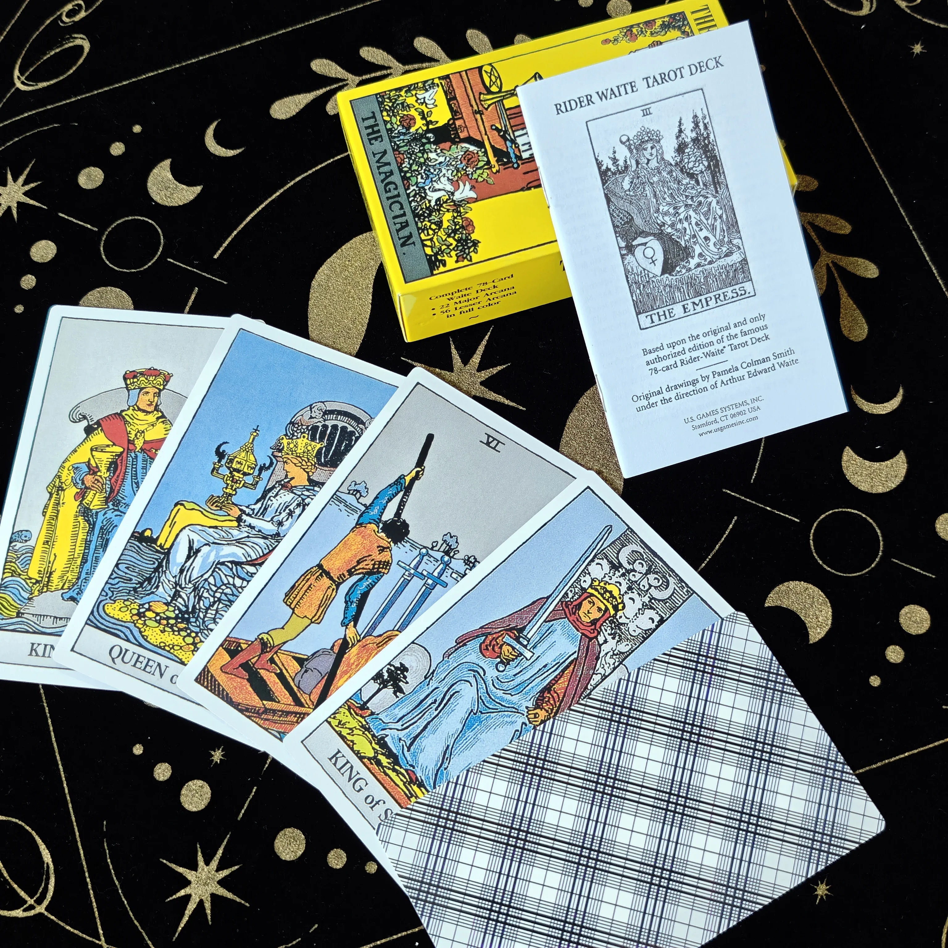 

12x7cm The Rider Tarot Deck English The Authentic Rider-Waite Tarot Deck Booklet Essential for Tarot Beginners Expert Read Card