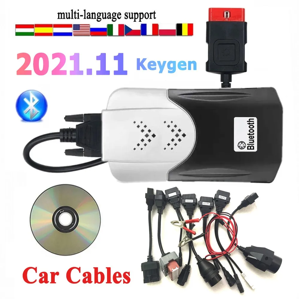 2024 Original 2021.11 with keygen Best new vci with bluetooth vd ds150e cdp for TNESF DELPHIS ORPDC cars obd2 diagnostic tools