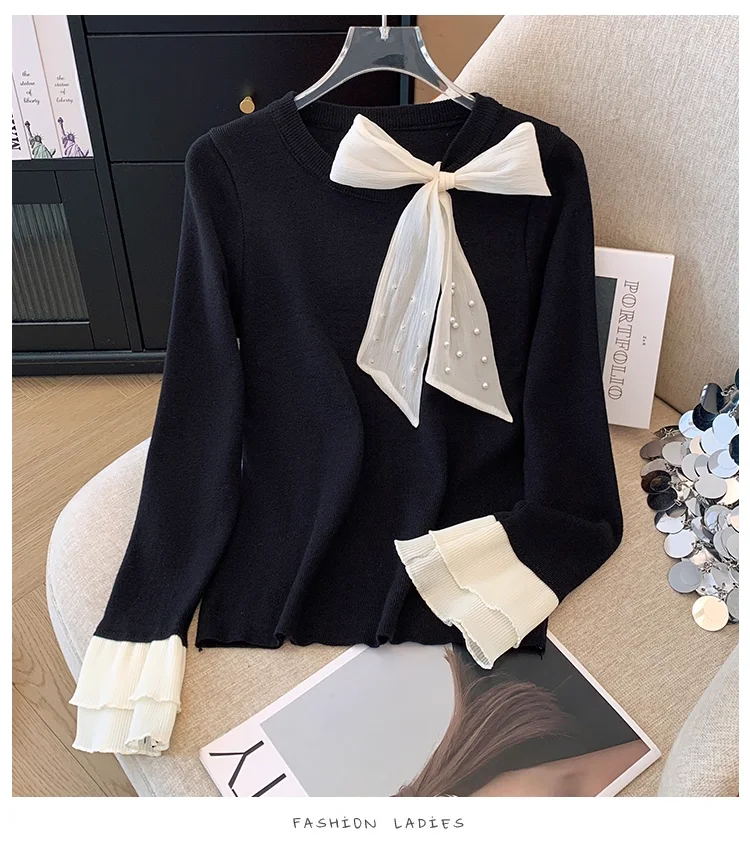 

Pullovers Womens Pearls Christmas Twotwinstyle Zebra Basic Blue Purple Vêtements Short Snowboard Tops Design Original All-Match