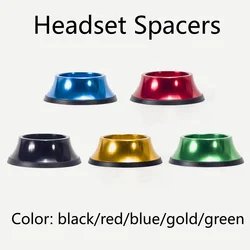 Bike Headset Spacers Aluminum Alloy Washer For 28.6mm Bicycle Front Fork Washer Bike Stem Handlebar Spacers Ring Gasket