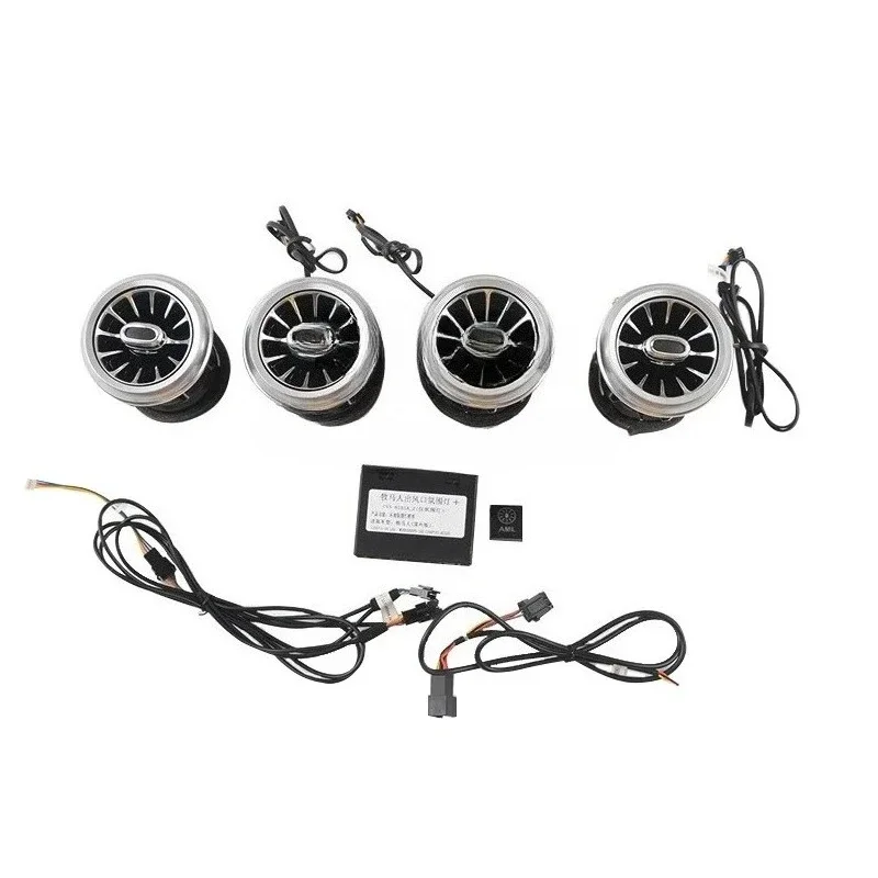 New Air Conditioning Outlet Air Vent LED Light 13 Colors 12V Direct Mounting for Wrangler JK 2011-2017 Maiker