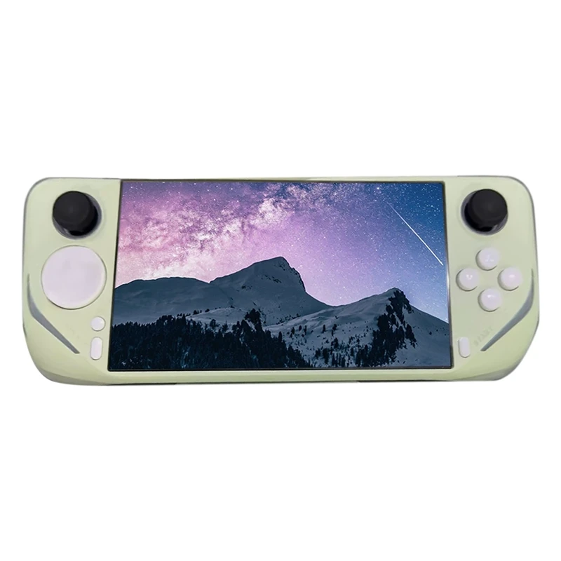 E6 Handheld Game Console Support For GBA GBC PSP PS1 N64 Game Console 32GB 6000+Games 5 Inch Screen 1PCS Apple Green