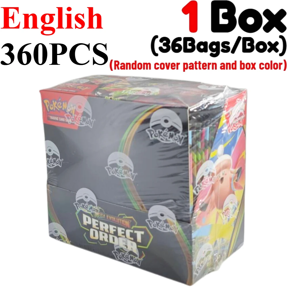 360 Stück Pokemon-Karten Scarlet & Violet Prismatic Evolutions Pokemon MEGA EVOLUTION CHAOS RISINC Ultra Prism Booster Kampfkarten
