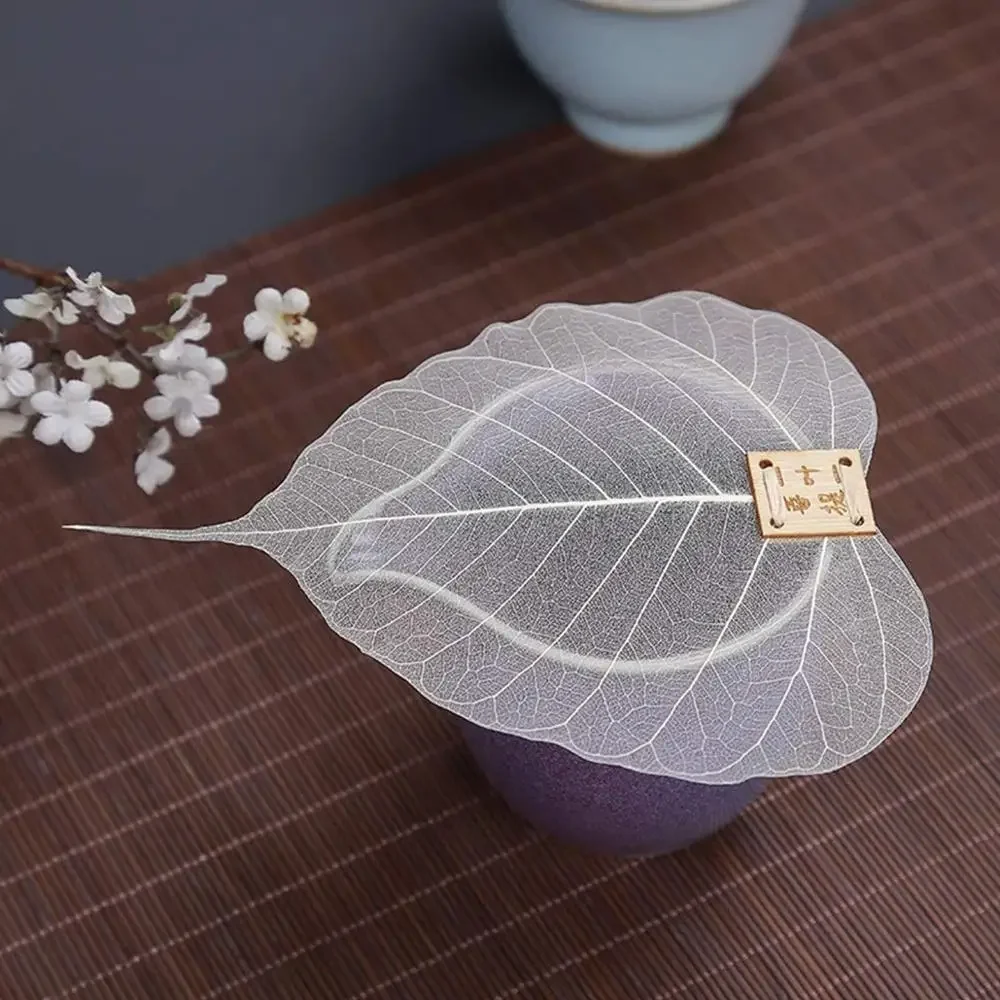 10pcs/set Bodhi Leaf Tea Filter Mesh Tea Infuser Reusable Strainer Loose Spice Filter Creative Net Kongfu Tea Accessory