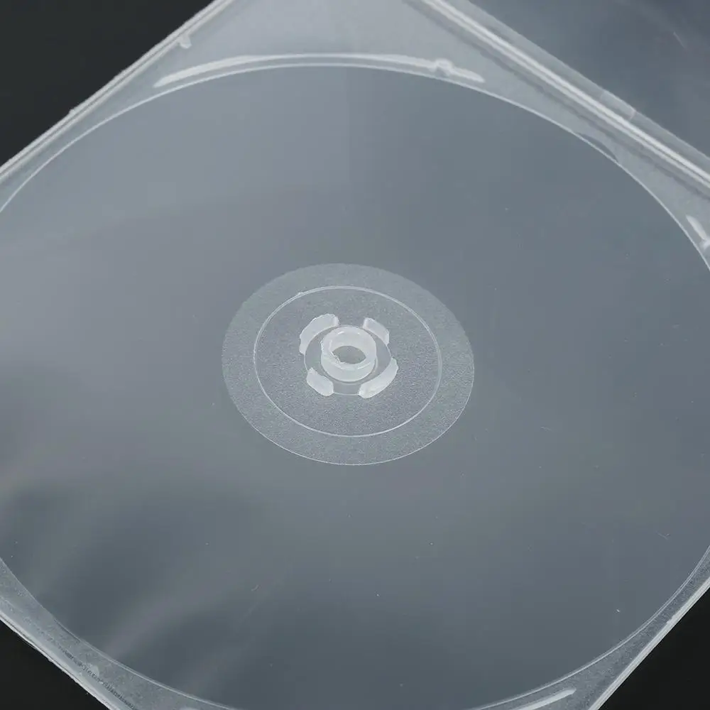 5/10pc Standard Clear CD Jewel Case Plastic Dust Protection Case Single Pack Anti-scratch Translucency CD Case With Clear Tray