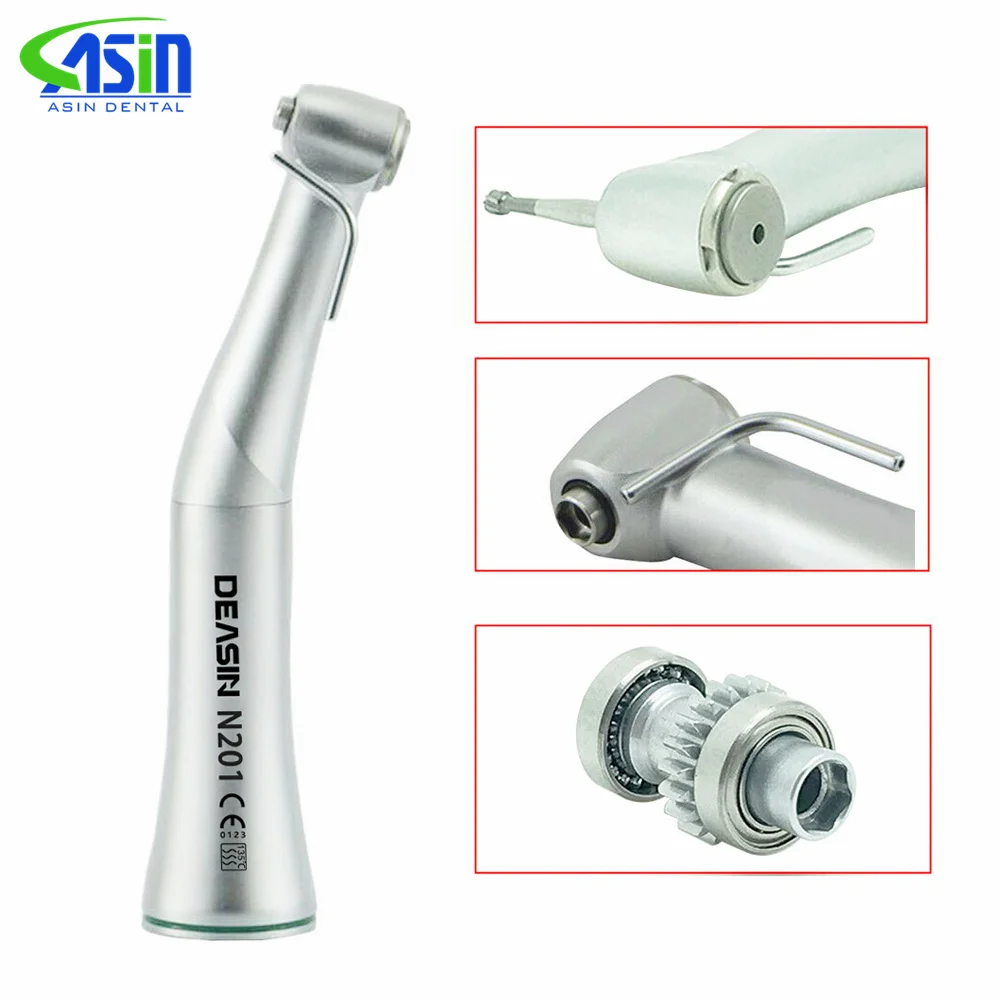 DEASIN 1 PCS Implant Dental Contra Angle 20:1 For surgical Implant Motor System Low Speed Handpiece Push Button