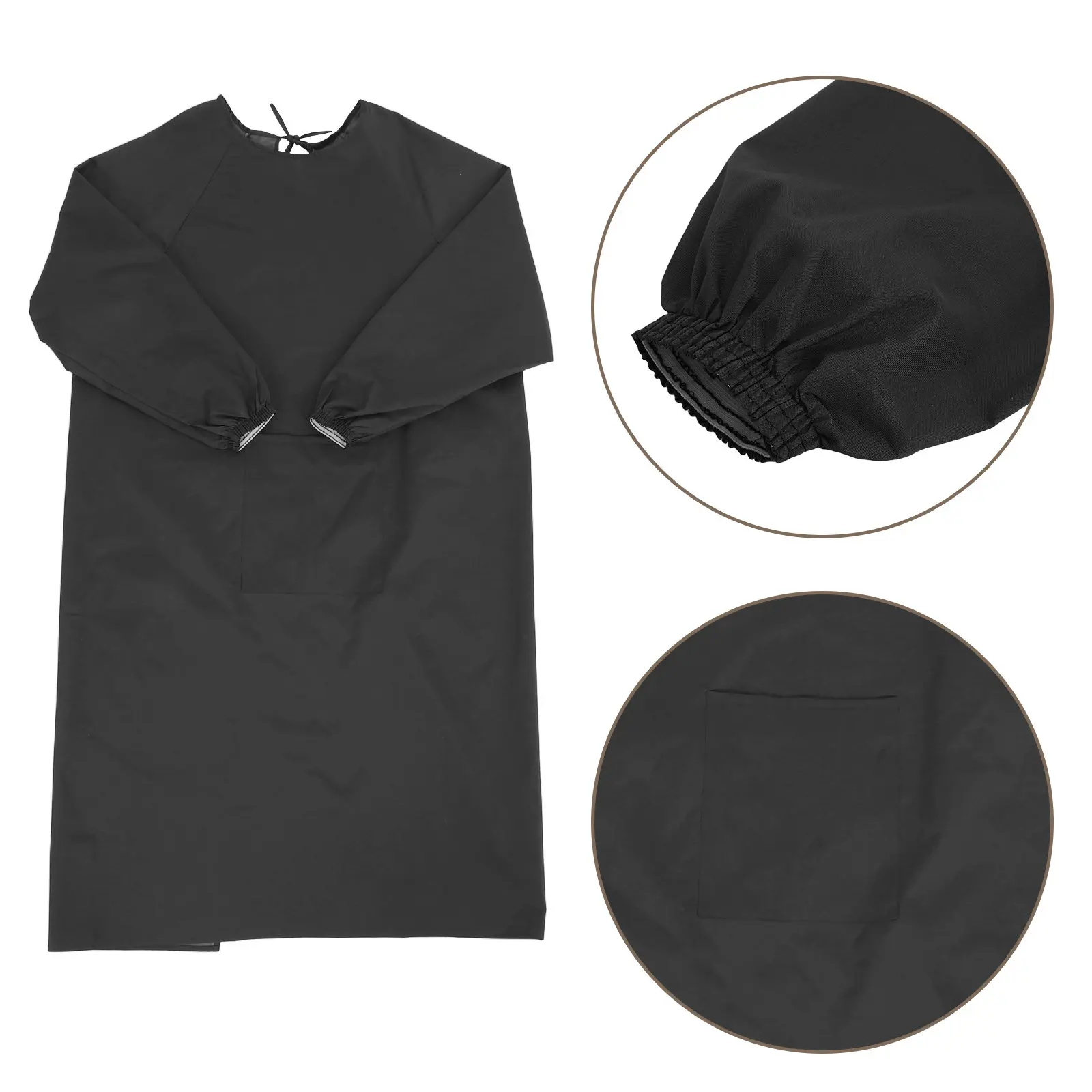 

Водонепроницаемый фартук с длинными рукавами, маслостойкий, унисекс, 120x120 см, для кухни, выпечки и уборки