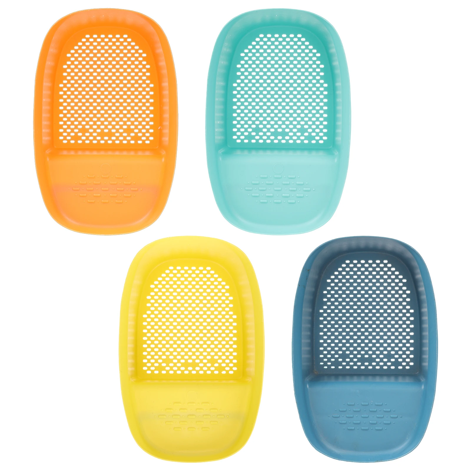 

4pcs Sink Drainer Basket Colander Large Capacity PP Material Mesh Strainer Vegetable Fruit Cleaner Kitchen Storage Holder