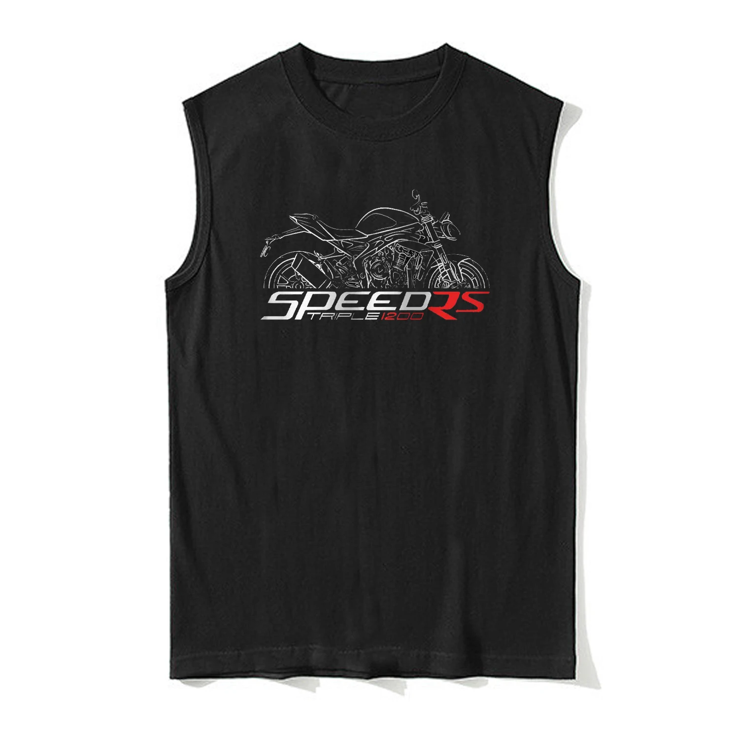 Classic British Speed Triple 1200 RS Motorcycle Tanktop New 100% Cotton O-Neck Summer Casual Mens Vest Sleeveless T-shirt