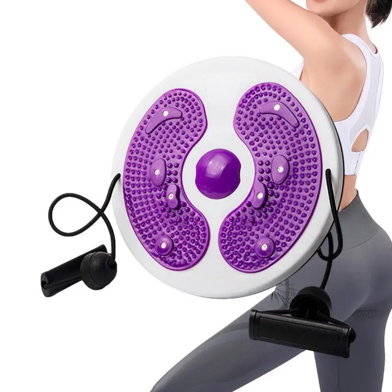 Twist Exercise Board Rotating Disc Waist Twist Machine Ab Twist Disc with Magnets & Handles Abdominal Exercise Equipment