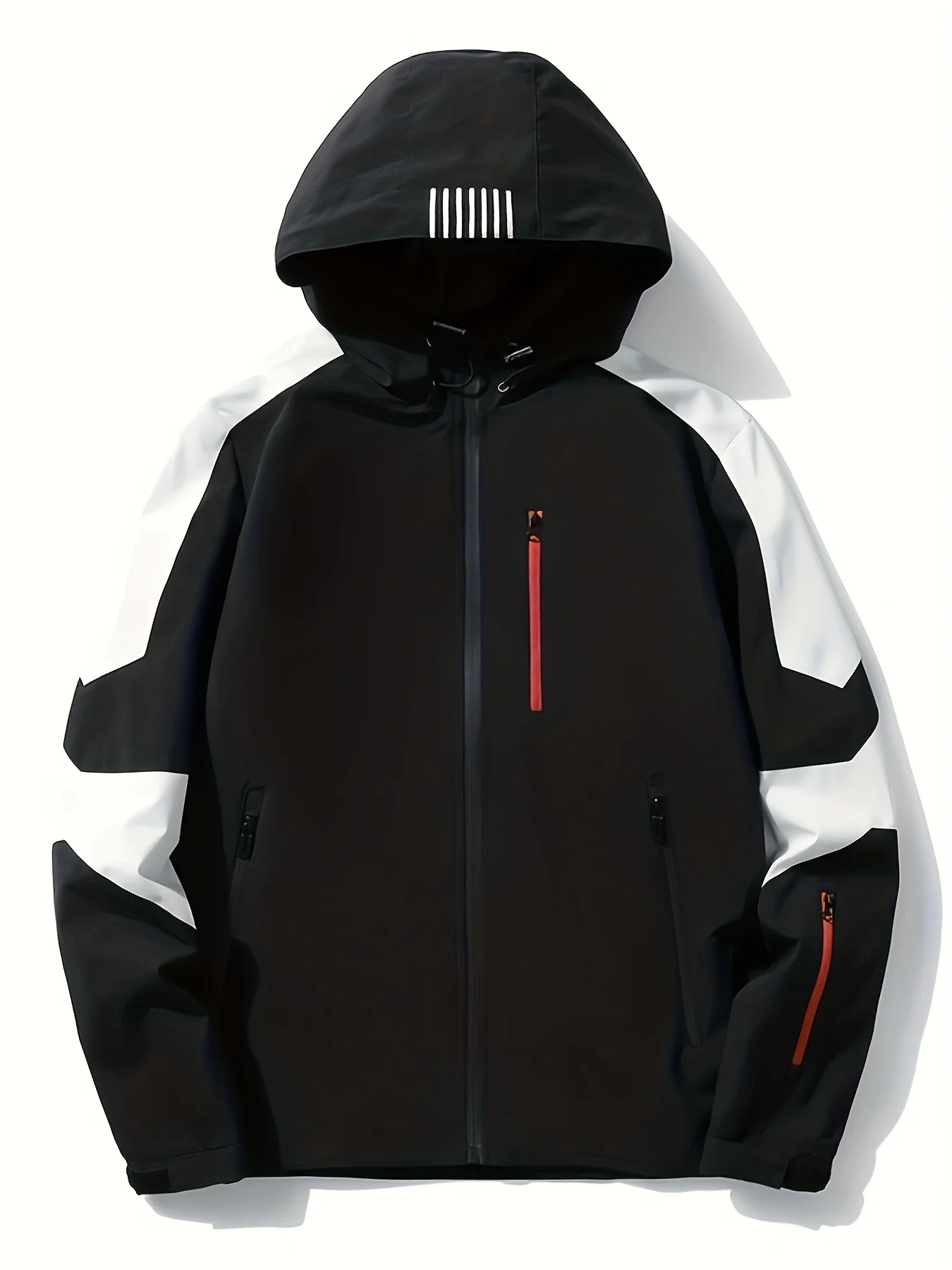 Unisex Kids Hooded Jacket Spring Autumn Double Layer Outdoor Climbing Hiking Windbreaker Upperwear for Boys And Girls