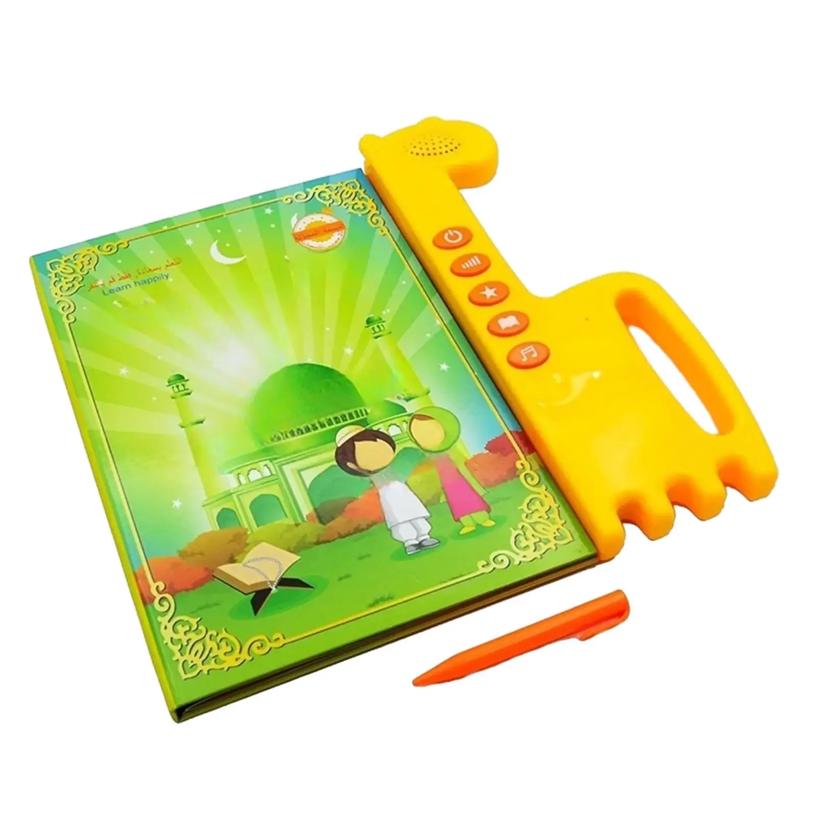 Libro di apprendimento arabo Giocattoli per lo sviluppo Parola araba Apprendimento Giocattolo educativo Giocattolo multifunzionale per bambini Regalo Ragazzi