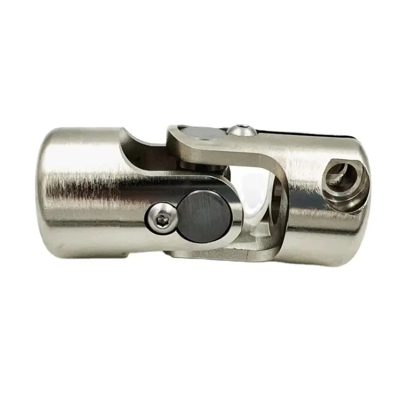 Single Steel Universal Cardan Joint Pinch Style 41mm OD Nickel Plated U-Joint Needle Roller Bearing Premium Universal Joints