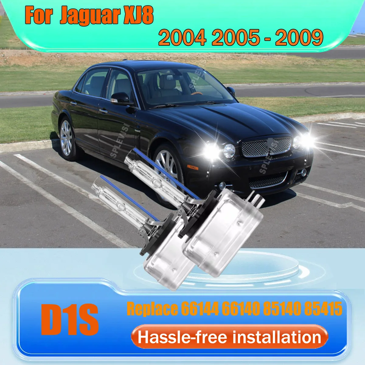 

35W 4500LM D1S Xenon HID Headlight Bulbs -The perfect fusion of high performance For Jaguar XJ8 2004 2005 2006 2007 2008 2009