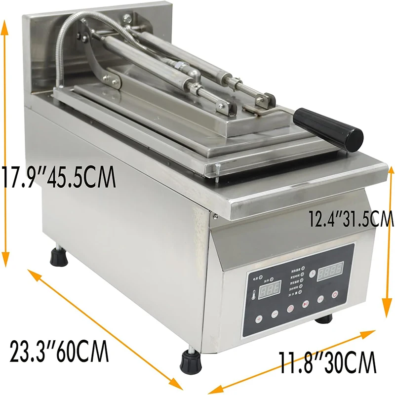 ماكينة قلي الزلابية الكهربائية ماكينة صنع زلابية البخار المقلي الأوتوماتيكية للمطاعم والمطابخ ودرجة حرارة تجارية قابلة للتعديل
