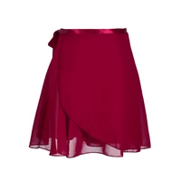 Adulte en mousseline de soie Ballet Tutu danse jupe femmes filles gymnastique jupe portefeuille formation Ballet jupes Юбка Ballet danse Faldas 4