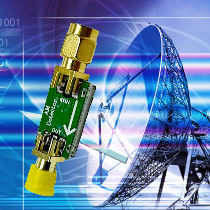 เครื่องตรวจจับซองจดหมาย0.1M-6GHz RF AM เครื่องตรวจจับแอมพลิจูดเครื่องตรวจจับโลหะ1ชุด