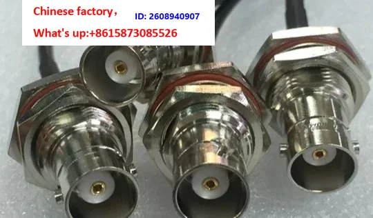 1pcs BNC-KKY B-NC female to female wall fixed connection line