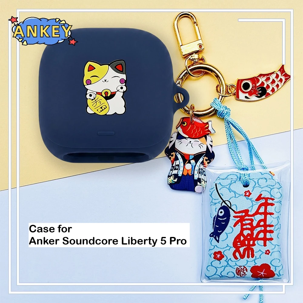 Case for Anker Soundcore Liberty 5 Pro Protective Silicone Cute