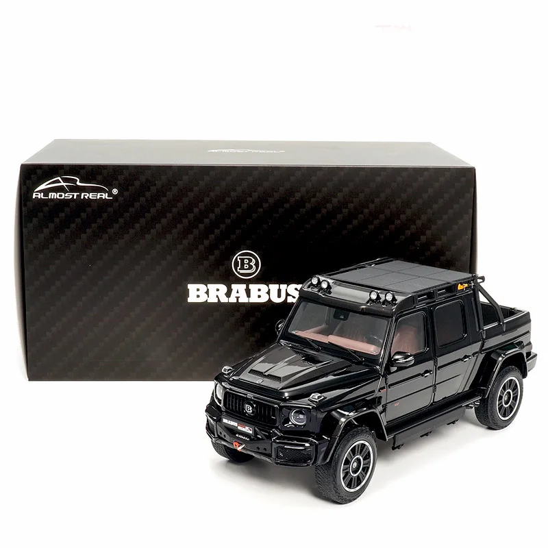 Almost Real Car Model 1/18 Brabus G800 Adventure Edition Xlp Pickup 800 G-Class G 63 Car Model Boy Collection Birthday Toy Gift