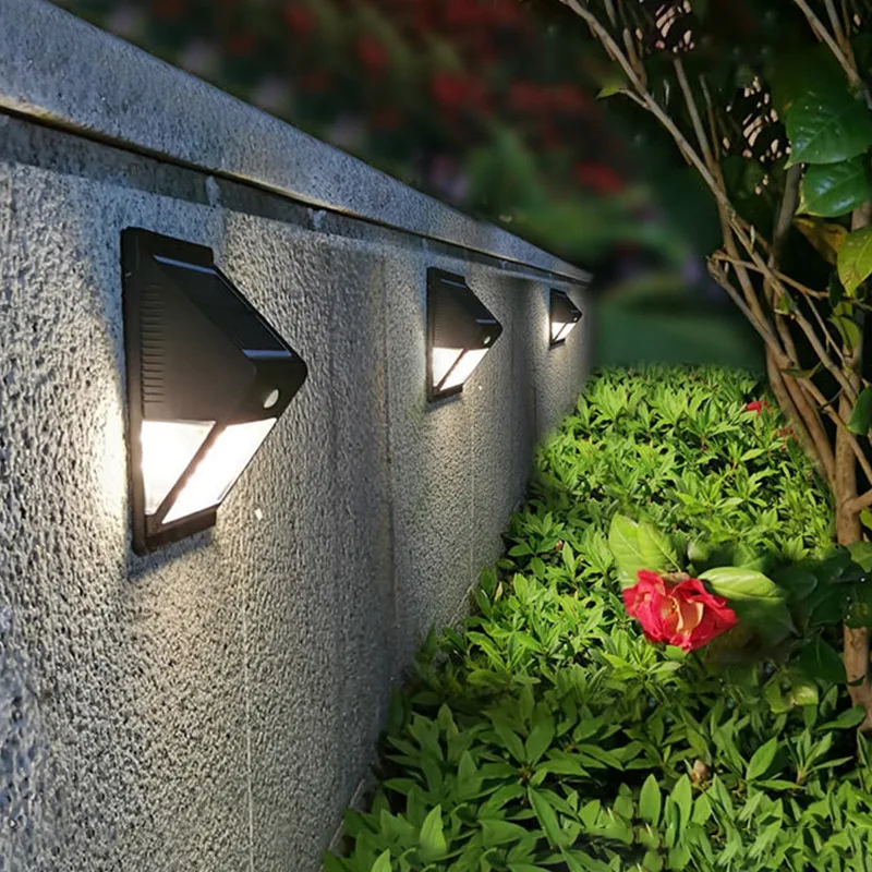 Солнечная панель OutdoorLights с датчиком движения 1200mA Наружная водонепроницаемая лампа освещения для сада и двора