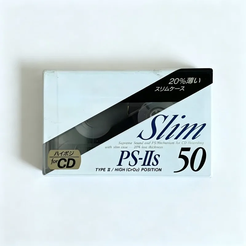 100% Original New For Axia PSIIS 50min JP 1990 Mid-High Grade Type II Blank Cassette For Recording & Duplication