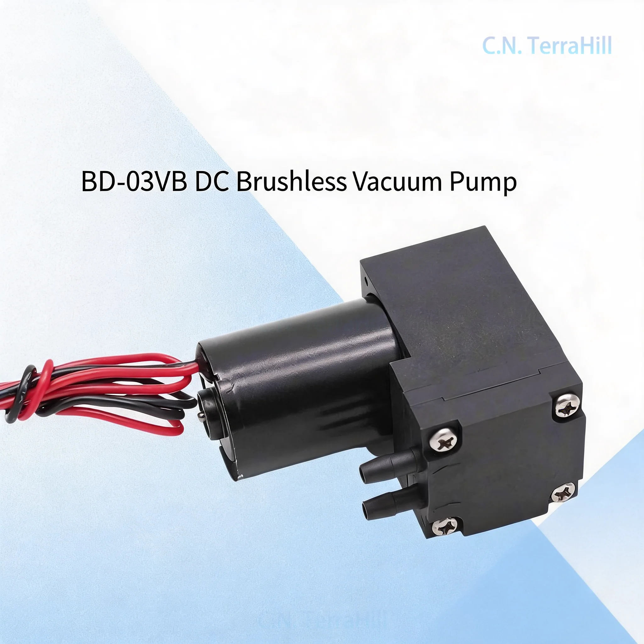 Oil-Free Vacuum Pump Diaphragm Air Pump 3-7L/min Adjustable Brushless Mini Negative Pressure Compressor Quiet