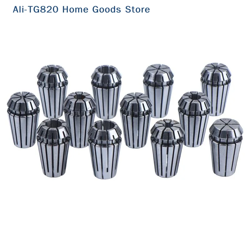 [TG820]ER11 ER16 ER Spring Collet Chuck 0.005mm Accuracy 0.008mm For CNC Milling Tool Holder Engraving Machine Spindle