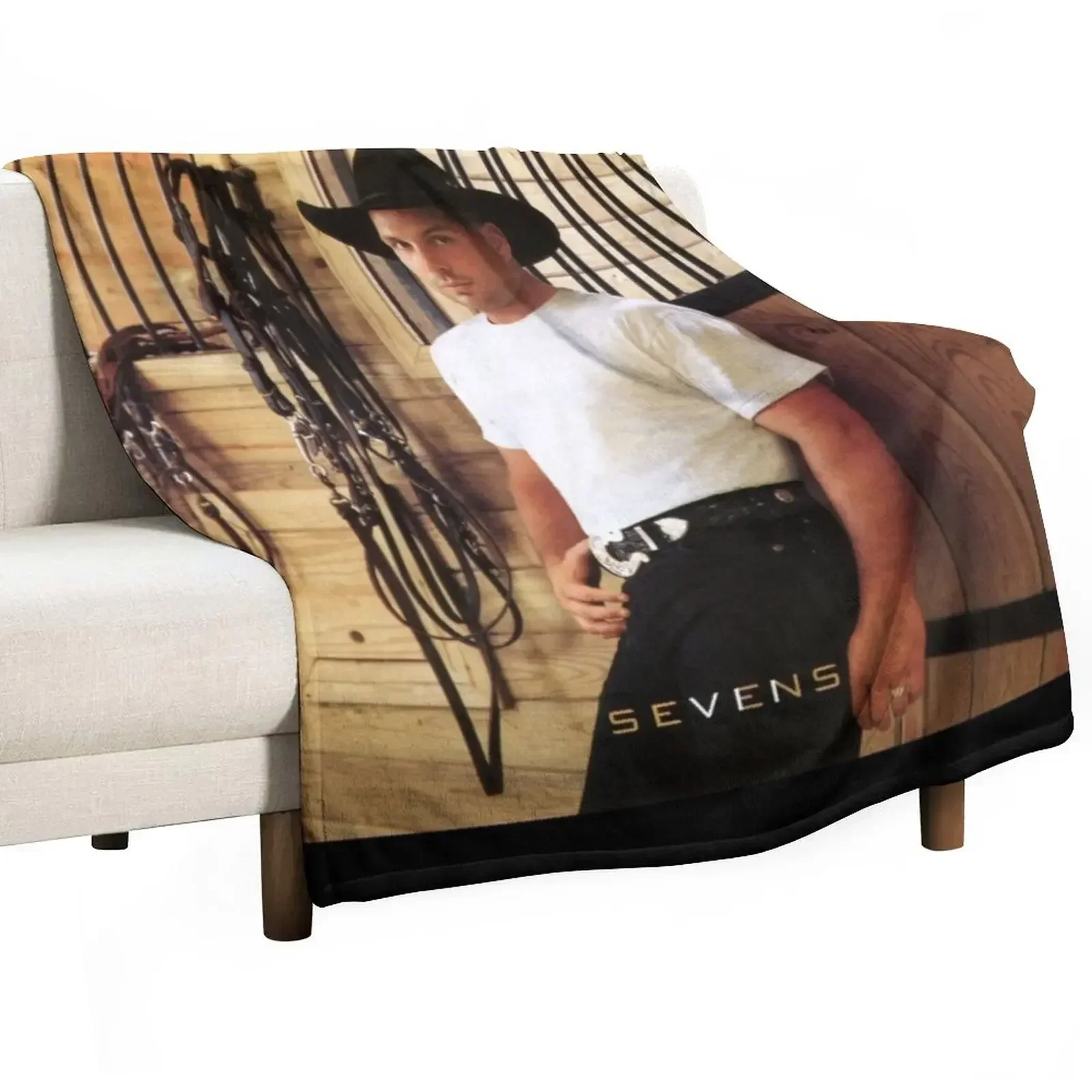 

Garth Brooks Sevens Throw Blanket Giant Sofa Heavy Blankets