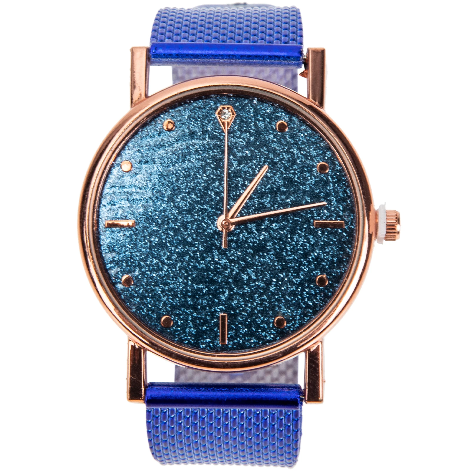 Quartz Watch Wristwatch for Women Watches with Silicone Band Fashionable Women’s