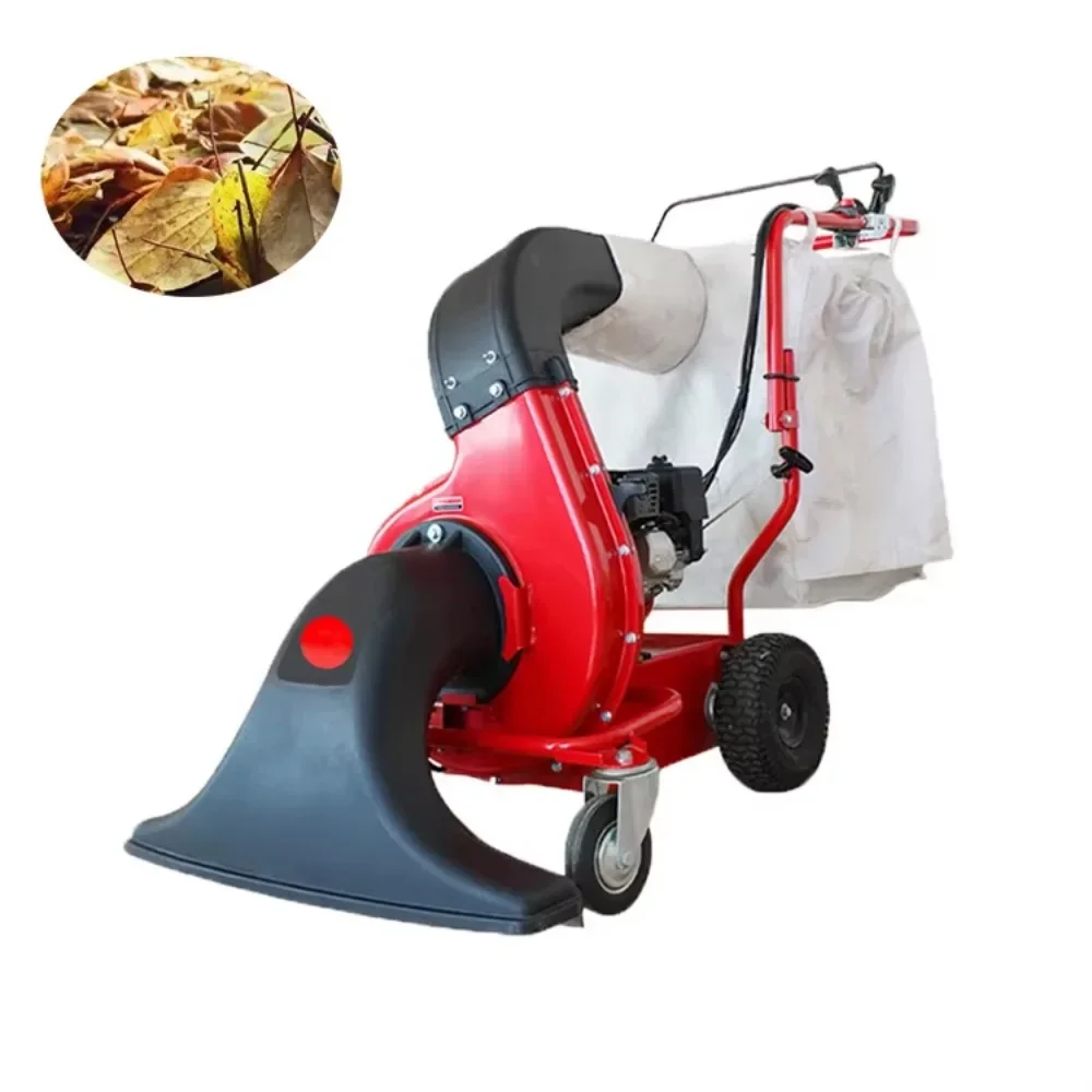 Floor High Suction Cleaning Garden Leaf Collector Vehicle Leaf Crusher