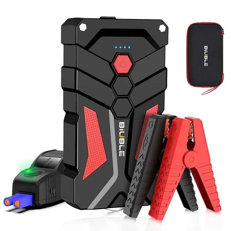 BIUBLE 2000A Jump Starter Power Bank Portable Charger Starting Device For 8.0L GAS 4.0L Diesel Emergency Car Battery Jump Start