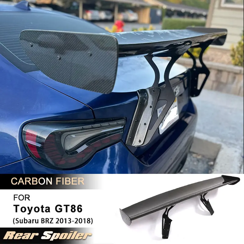 

Car Rear Trunk Spoiler Wings for Toyota GT86 Subaru BRZ 2013-2018 Racing Rear Spoiler Trunk Wing Lip Body Kits Full Carbon Fiber