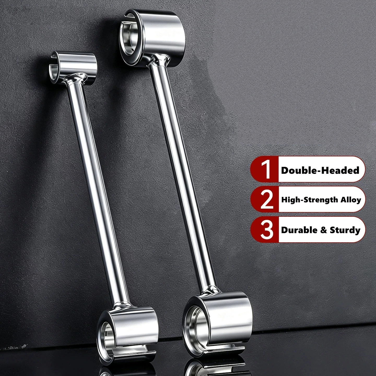 Hinges Gap Adjusting Wrench Double-Headed Door Hinge Repair Spanner for Round Bolt Labor-Saving Door Hinges Gaps Repair Tools