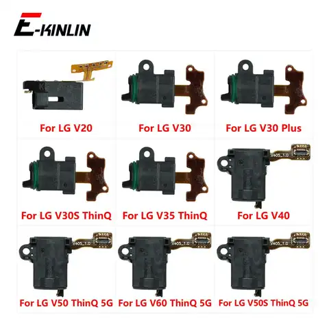 Headphone Jack Ear Earphone Audio Flex Cable For LG Q9 G6 G7 G8 G8X ThinQ G8S Velvet G9 G900N Port Connector Repair Parts