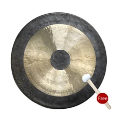 18cm-30cm Hand Hammering Drum Chinese Famous Opera Percussion Instruments Copper Gong With Gong Hammer Chao Gong Road Opening