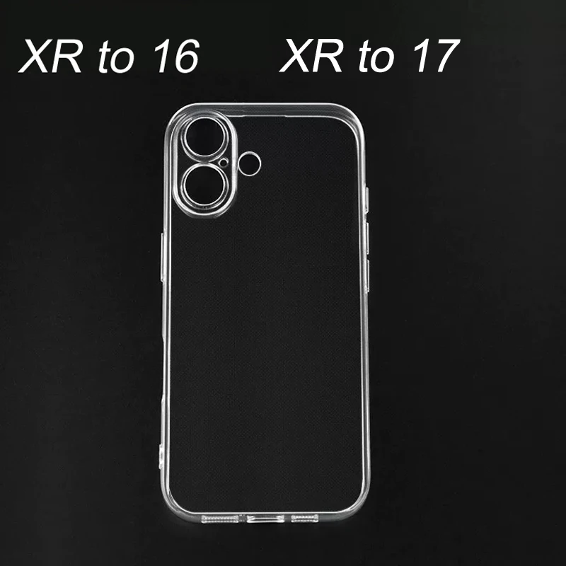 Funda de teléfono transparente para bricolaje XR a 16 funda protectora suave para Xr a 17