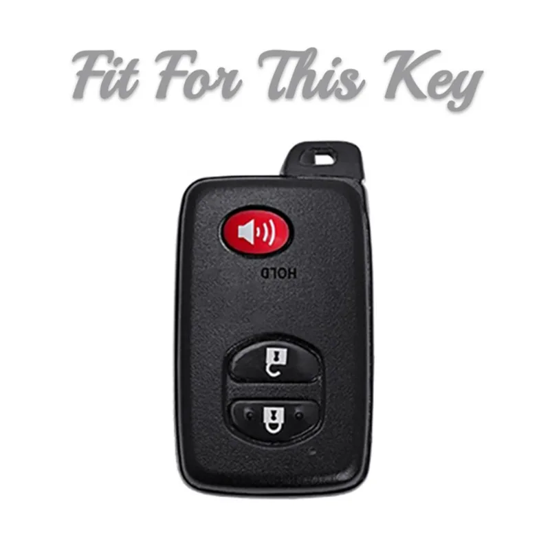 3 Buttons TPU Car Key Case Cover for Toyota Land Cruiser Prado Kluger Mark X Subaru Foreste XV Camry Crown Majesta Highlander