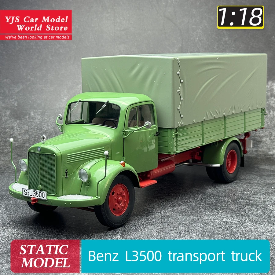 Schuco 1:18  FOR Benz L3500 Transport Truck Alloy Car Model Collection Simulation classic car Holiday gift collection