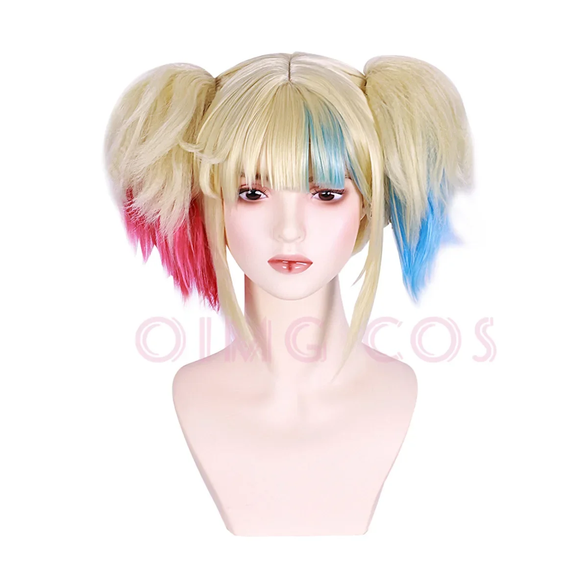 Harley Quinn Cosplay Wig Suicide Squad Anime Halloween Costumes for Women Game